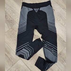 Black and Gray Termo Leggings